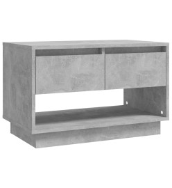 Meuble TV Gris béton 70x41x44 cm Aggloméré