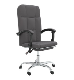 Fauteuil inclinable de bureau Gris Similicuir