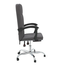 Fauteuil inclinable de bureau Gris Similicuir