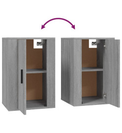 Ensemble de meubles TV 2 pcs Sonoma gris Bois d'ingénierie