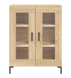 Buffet haut Chêne sonoma 69,5x34x180 cm Bois d'ingénierie