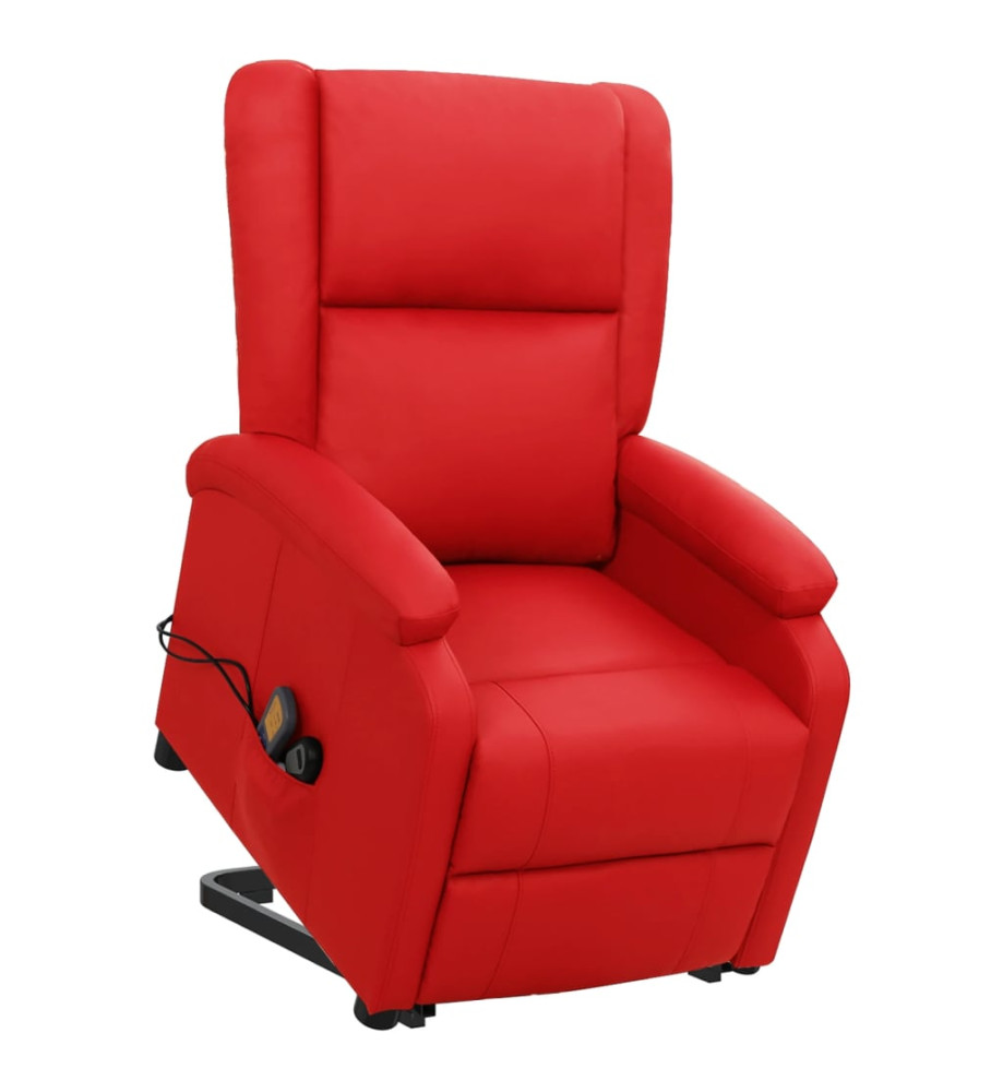 Fauteuil de massage Rouge Similicuir