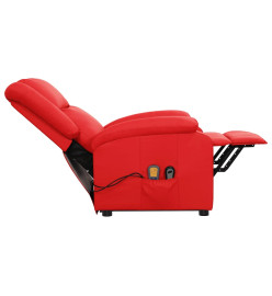 Fauteuil de massage Rouge Similicuir