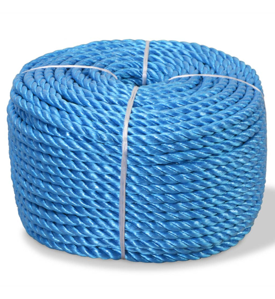 Corde torsadée Polypropylène 12 mm 500 m Bleu