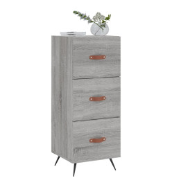 Buffet Sonoma gris 34,5x34x90 cm Bois d'ingénierie