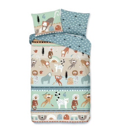 Good Morning Housse de couette enfant PLAY 140x200/220 cm Multicolore