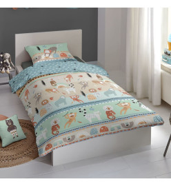 Good Morning Housse de couette enfant PLAY 140x200/220 cm Multicolore