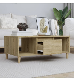 Table basse Chêne sonoma 90x50x36,5 cm Bois d'ingénierie