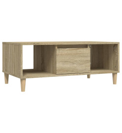 Table basse Chêne sonoma 90x50x36,5 cm Bois d'ingénierie