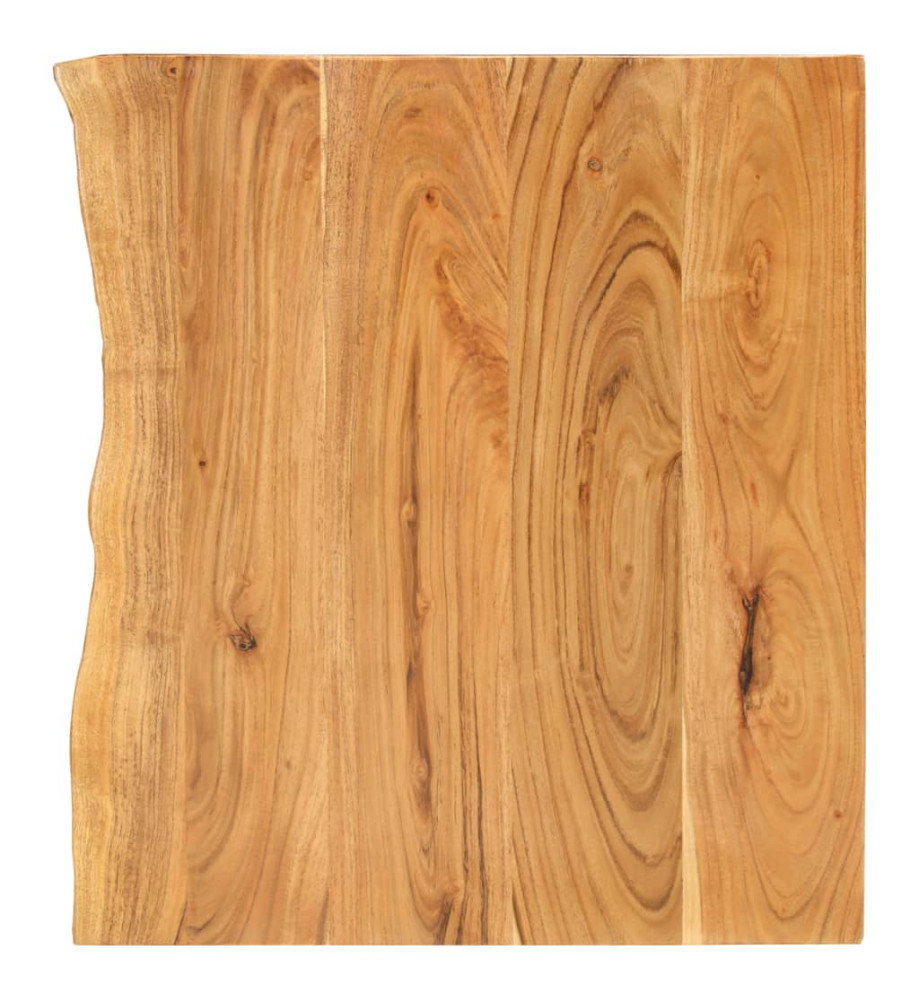 Dessus de meuble-lavabo de salle de bain Acacia 58x52x2,5 cm Dessus de meuble-lavabo de salle de bain Acacia 58x52x2,5 cm