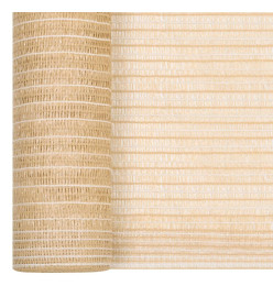 Filet brise-vue Beige 1,8x50 m PEHD 195 g/m²