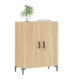 Buffet chêne sonoma 69,5x34x90 cm bois d'ingénierie