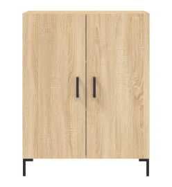 Buffet chêne sonoma 69,5x34x90 cm bois d'ingénierie