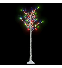 Sapin de Noël 140 LED colorées Saule 1,5 m Int/Ext