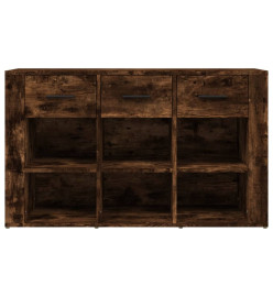 Buffet Chêne fumé 100x30x59,5 cm Bois d'ingénierie