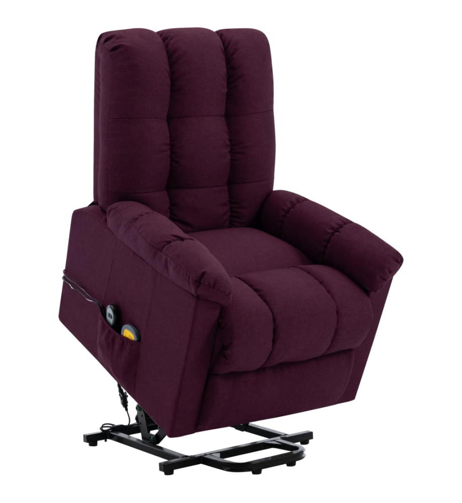 Fauteuil de massage Violet Tissu