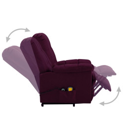 Fauteuil de massage Violet Tissu