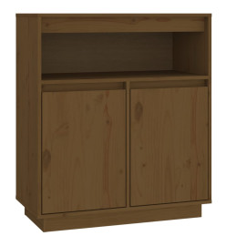 Buffet Marron miel 70x34x80 cm Bois massif de pin