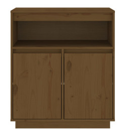 Buffet Marron miel 70x34x80 cm Bois massif de pin