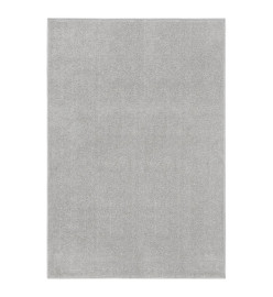 Tapis à poils courts 200x290 cm Gris clair