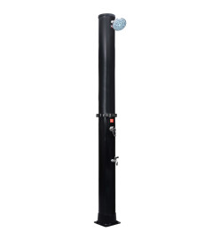 Douche solaire d'extérieur avec pomme de douche et robinet 40 L