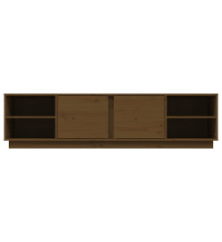 Meuble TV Marron miel 156x40x40 cm Bois de pin massif