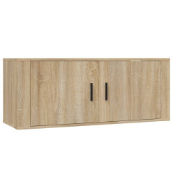 Ensemble de meubles TV 3 pcs Chêne sonoma Bois d'ingénierie