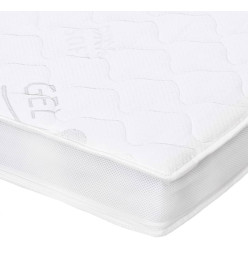 Sur-matelas 80 x 200 cm Mousse de gel 7 cm