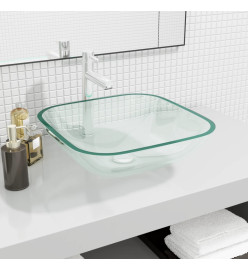 Lavabo Verre 42x42x14 cm Transparent