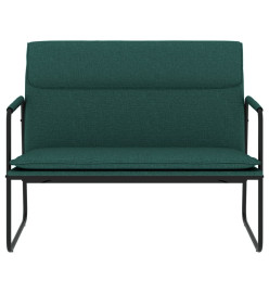 Banc Vert foncé 100x64x80 cm Tissu