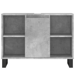 Ensemble de meubles de salle de bain 3 pcs gris béton