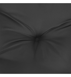 Coussin de banc de jardin noir 120x50x7 cm tissu oxford