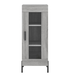 Buffet haut Sonoma gris 34,5x34x180 cm Bois d'ingénierie