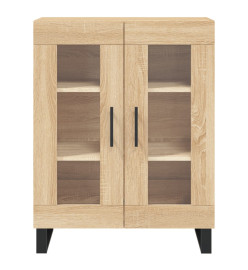 Buffet haut Chêne sonoma 69,5x34x180 cm Bois d'ingénierie