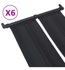 Panneaux solaires de chauffage de piscine 6 pcs 80x310 cm