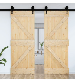 Porte NARVIK 70x210 cm bois massif de pin