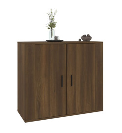 Buffet Chêne marron 80x33x70 cm Bois d'ingénierie