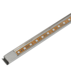 Lame de cascade de piscine avec LED Acier inoxydable 110 cm