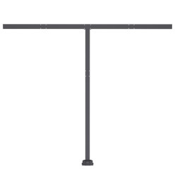 Auvent automatique sur pied 350x250 cm Anthracite