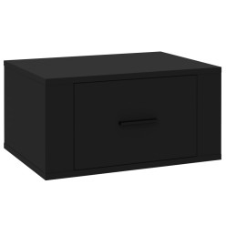 Tables de chevet murales 2 pcs Noir 50x36x25 cm