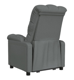 Fauteuil inclinable Gris foncé Tissu