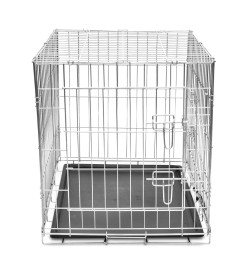 Cage métallique et pliable pour chiens M