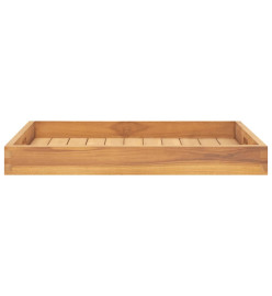 Plateau de service 60x60 cm Bois de teck massif