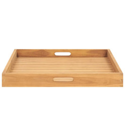 Plateau de service 60x60 cm Bois de teck massif