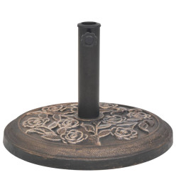 Socle de parasol Résine Rond Bronze 9 kg