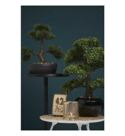 Emerald Mini bonsaï Ficus artificiel Vert 47 cm 420006