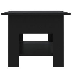 Table basse Noir 102x55x42 cm Aggloméré