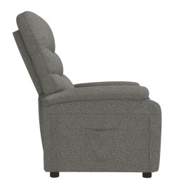 Fauteuil inclinable Gris foncé Tissu