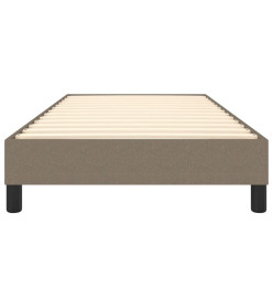 Sommier à ressorts de lit Taupe 100x200 cm Tissu