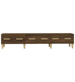 Meuble TV Chêne marron 150x34,5x30 cm Bois d'ingénierie